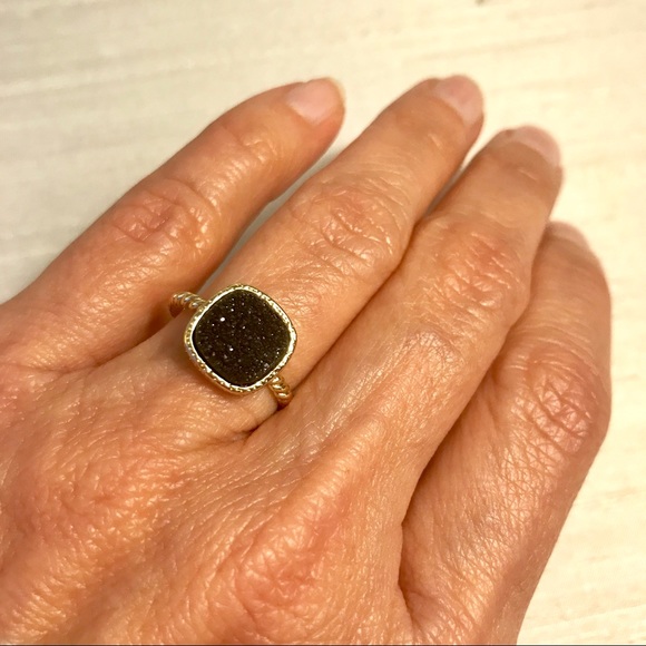 ✨Natural Druzy Quartz Ring✨ - Picture 7 of 8